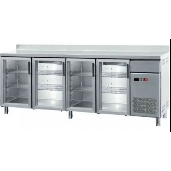 Frente Mostrador Refrigerado Fondo 600 de 4 Puertas de Cristal FMCH-250V