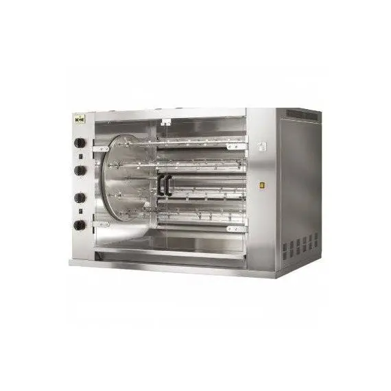 Asador de pollos Planetario multirrotativo 8 Espadas a gas 48 Pollos