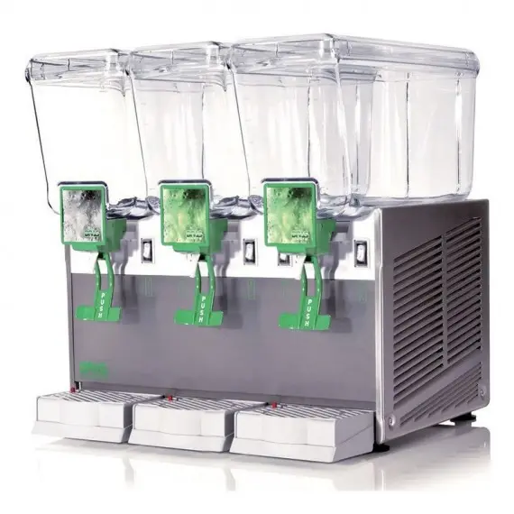 Dispensador de Bebidas Frias 3 cubas de 12 Litros