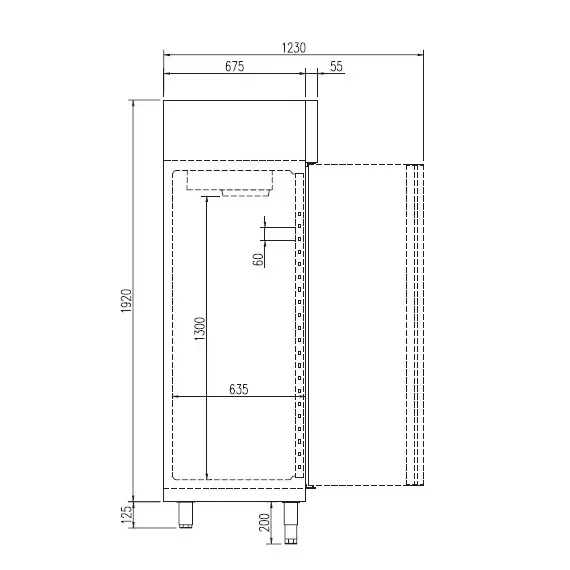 Armario Congelación para Pastelería ACCH-55P