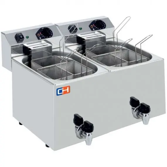 Cuecepastas Eléctrico Profesional 2 Cubas CP77L