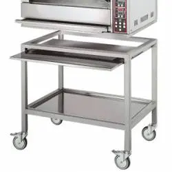 Mesa Soporte para asadores de pollos balancera de 7 espadas