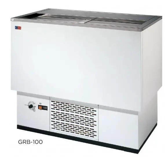 Enfriador de Botellas de 2 Puertas Correderas Góndola GRB-100