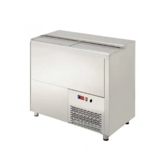 Enfriador de Botellas de 2 Puertas Correderas Acero Inoxidable MRB-100l