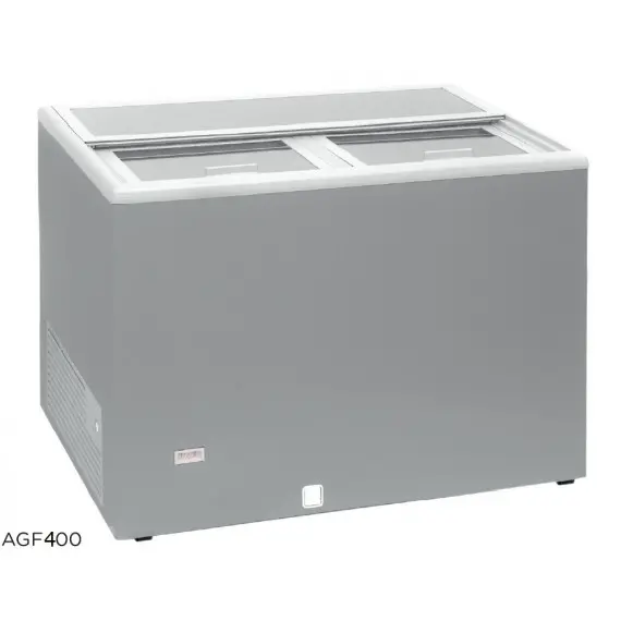 Enfriador de Botellas Gran Capacidad de 2 Puertas Correderas AGF400