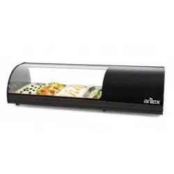 Vitrina Refrigerada para Tapas de 4 Cubetas GN 1/3. 4VTG-NE