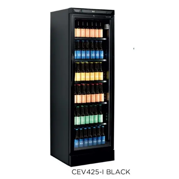 Armario Expositor Refrigerado 372 Litros. CEV425-l BLACK