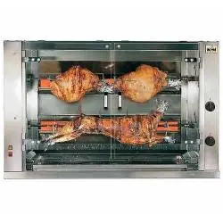 Asador de pollos para grandes piezas