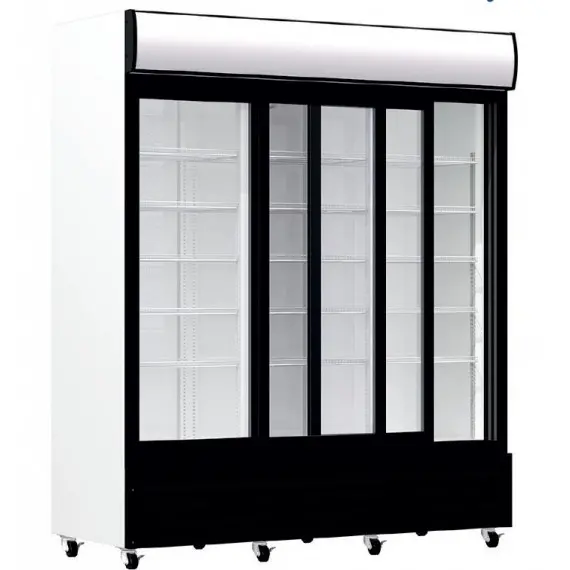 Armario Expositor Refrigerado 1600 Litros con 3 Puertas Deslizantes. CST1600S