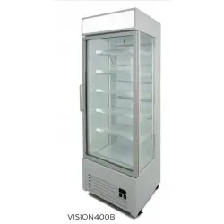 Armario Expositor Refrigerado de 400 Litros con Laterales de Cristal y 1 Puerta. VISION400B
