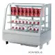 Vitrina Expositora Refrigerada Sobremesa de 100 Litros con 4 Caras de Cristal. XCW100L-B