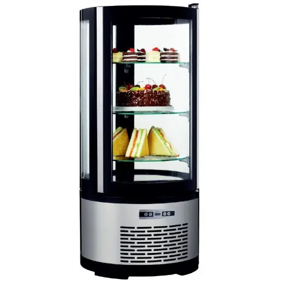 Vitrina Expositora Refrigerada Sobremesa Panorámica. XC105R