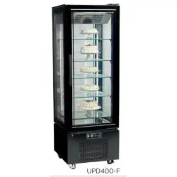Armario Expositor Congelados 400 Litros con 4 Caras de Cristal. UPD400-F