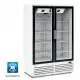 Armario Expositor Congelados 945 Litros con 2 Puertas Batientes Frío Ventilado. ACM120PV