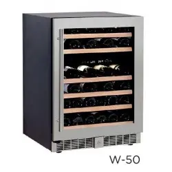 Armario Expositor de Vino con Doble Zona de Temperatura. W-50