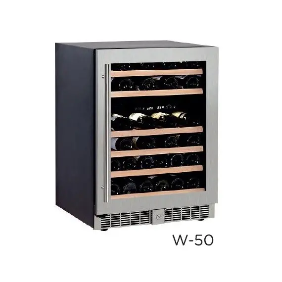 Armario Expositor de Vino con Doble Zona de Temperatura. W-50