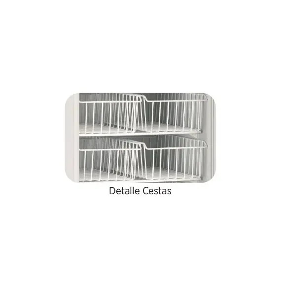 Congelador Vertical de 450 Litros con 14 Cestas. CVL070PO