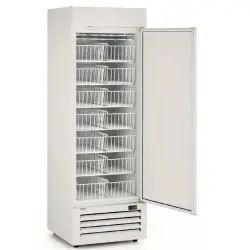 Congelador Vertical de 450 Litros con 14 Cestas PLATA. CVL070POS