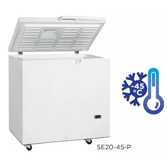 Congelador Horizontal Especial Laboratorio con Temperatura hasta -45ºC. SE20-45-P