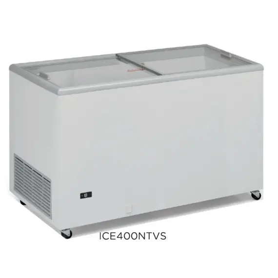 Congelador Horizontal con Puertas Correderas de Cristal. ICE400NTVS