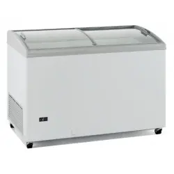 Congelador Horizontal con Puertas Correderas de Cristal Curvo. TCHC400N