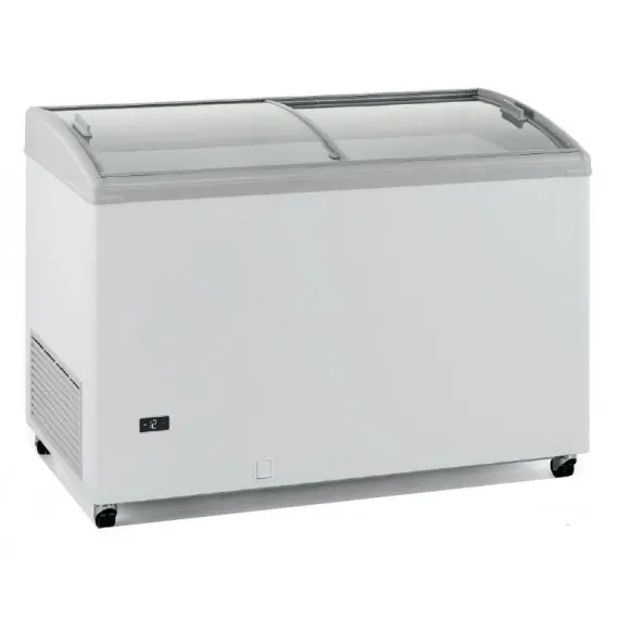 Congelador Horizontal con Puertas Correderas de Cristal Curvo. TCHC400N