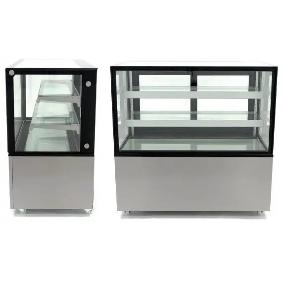 Vitrina Mostrador Refrigerada Cristal Recto con Frío Ventilado. XC270Z