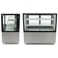 Vitrina Mostrador Refrigerada Cristal Recto con Frío Ventilado. XC370Z