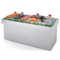 Vitrina Expositora Refrigerada Mostrador para Pescado. DBFP-220