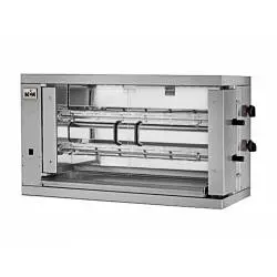 Asador de pollos Vertical 2 Espadas 12 pollos