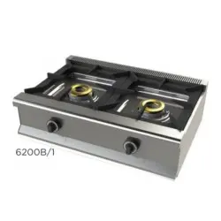 Cocina A Gas Sobremesa de 2 Fuegos. 6200B/1