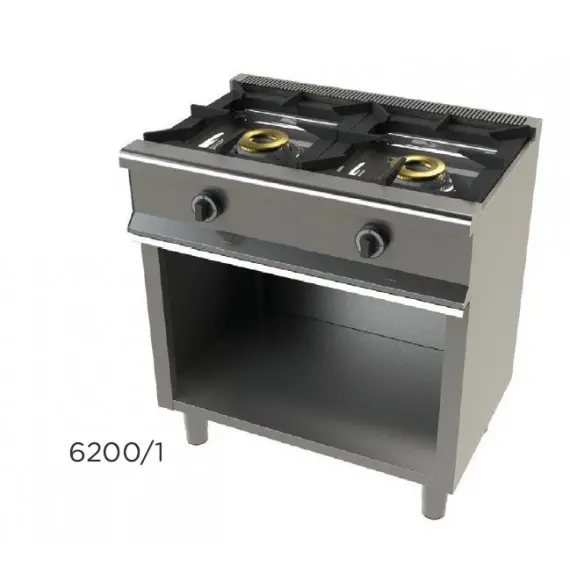 Cocina A Gas de 2 Fuegos con Mueble. 6200/1