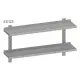 Estantería Mural de Acero Inoxidable Fondo 300 mm Estante Doble. ED123