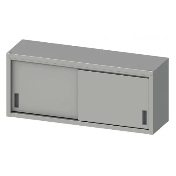 Armario Mural con Puertas Correderas de Acero Inoxidable. AP124