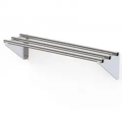 Estanteria Mural acero inoxidable 1600x300 mm