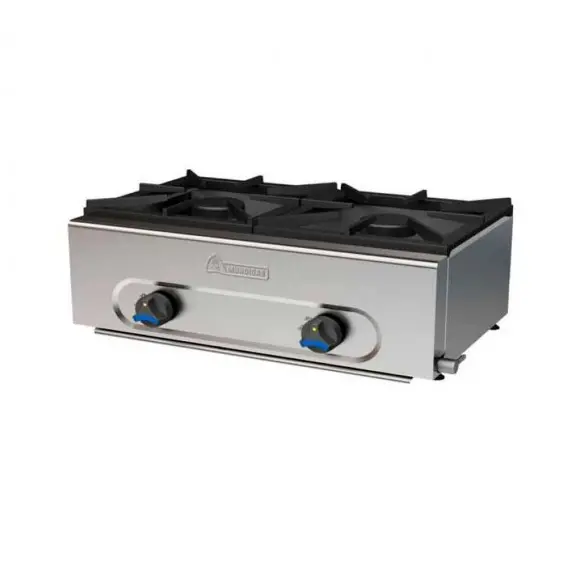 Cocina de Sobremesa 2 Quemadores a Gas