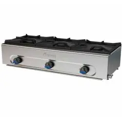 Cocina de Sobremesa 3 Quemadores a Gas