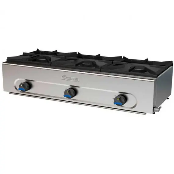 Cocina de Sobremesa 3 Quemadores a Gas