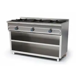 Cocina a gas 3 Fuegos sin Horno