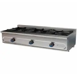 Cocina Sobremesa a Gas 3 Fogones Fondo 550
