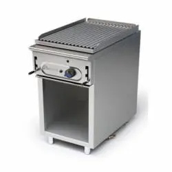 Barbacoa a Gas con Mueble de Piedra Volcánica