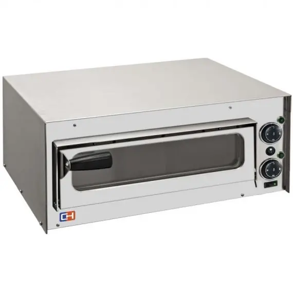 Horno de Pizzas Eléctrico Puerta de cristal Compacto 1 pizza 35 cm