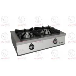 Cocina de Sobremesa Movilfrit a Gas 2 Quemadores