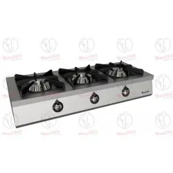 Cocina de Sobremesa a Gas 3 Quemadores Movilfrit