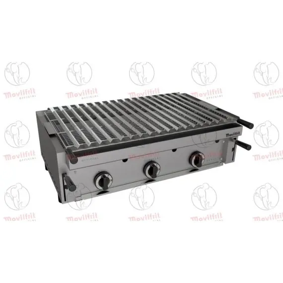 Barbacoa a Gas de Piedra Volcánica Movilfrit Bm-90