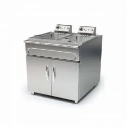 Freidora con Mueble Eléctrica 2 Cestas