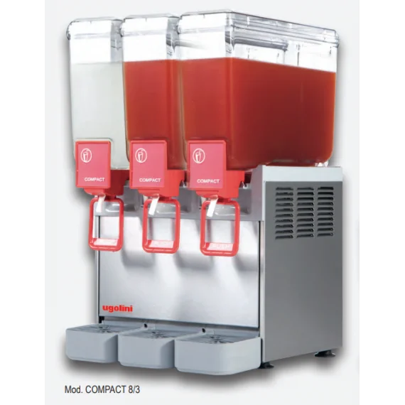 Máquina Distribuidora de bebidas 3 depositos 8+8+8 litros