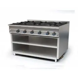 Cocina a gas 6 Fuegos sin Horno