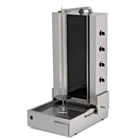 Maquina de Kebab Vitroceramica Electrico 4 zonas