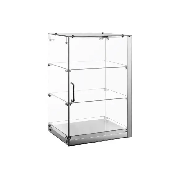 Vitrina Neutra Expositora 3 pisos base inoxidable.XCZ-60L